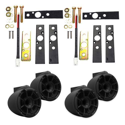 Wet Sounds REV 10 SE Black 10in Tower Speakers w/ X Mount 4 Pack