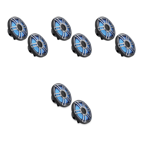 Hertz HMX 6.5" Premium Marine Speakers 8 Pack DIY Boat Upgrade Kit