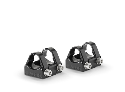 JL Audio PS-SWMCP-B-0.875 Pipe Mounting Fixtures (Swivel) for VeX Speaker Systems. Clamps have inner-diameter of 0.875"