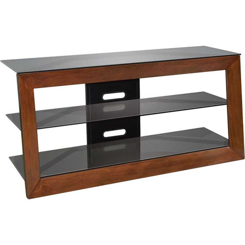 Bell'O AVSC2151 - 3-Shelf TV Stand for TVs up to 55" - Caramel Wood
