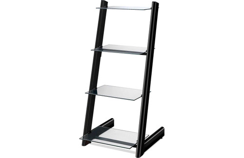 Bell'O AT-423B - 4-Shelf Audio Tower - Black