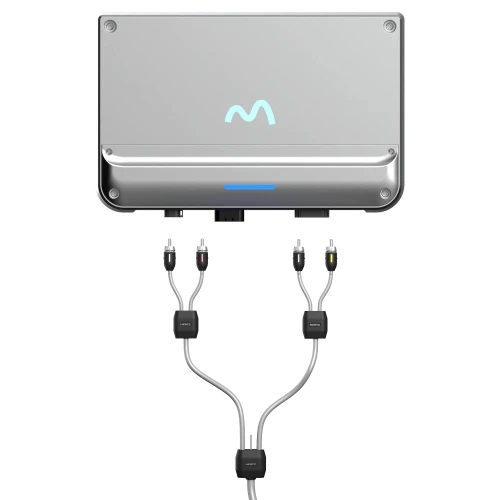 Modus MZA-4M 4-Channel Marine Amp with 4M Multi-Zone RCA Cable
