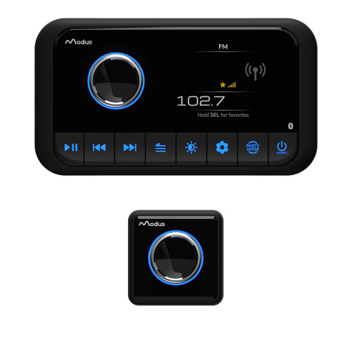 Modus MX23 3-Zone Marine Receiver with ACN-2K NMEA Volume Knob