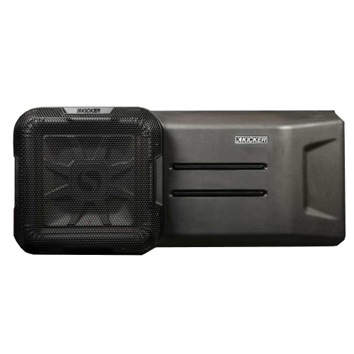 Kicker 51KJPL7T122 - Custom Fit 12 Inch L7T Jeep Tailgate Subwoofer Enclosure - 600 RMS, 2-Ohms - Used, Open Box