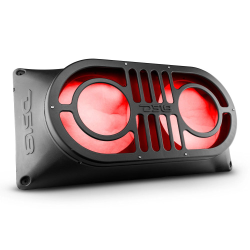DS18 JBASS Fits 2 x 10" Subwoofers | Grill Included | 1997-and up Wrangler