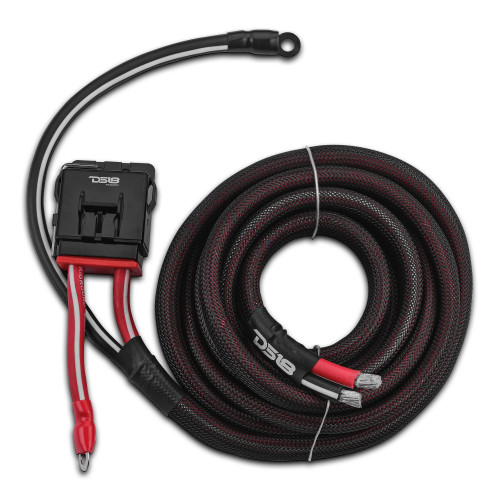 DS18 UTV-KIT4-4DR 4-GA | Water Resistant Fuse Holder | 12 Ft of Power and Ground Wires | 4 Door UTV