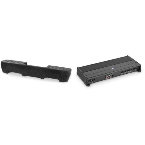 JL Audio Jeep Gladiator Stealthbox and XDM Amp Bundle, 2020-Up Jeep Gladiator (JT) subwoofer & 5 channel 1000 watt audio upgrade