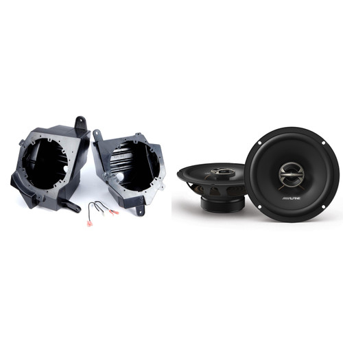 Alpine EL 6.5" w/ Speaker Pods -Compatible with Wrangler JL 2018-UP, Gladiator 2020-UP