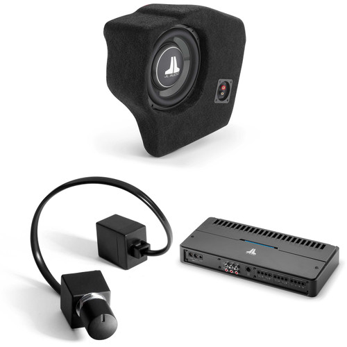 JL Audio Chevy / GMC Suv Stealthbox and RD Amp bundle 2021-Up Chevrolet / GMC Full-Size SUVs , 10" Subwoofer & 5 channel audio upgrade ( Includes Bass Knob )