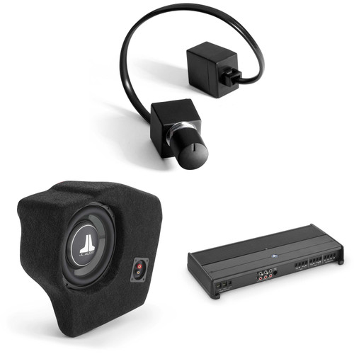 JL Audio Chevy / GMC Suv Stealthbox and XDM Amp bundle 2021-Up Chevrolet / GMC Full-Size SUVs , 10" Subwoofer & 5 channel 1000 watt audio upgrade ( Includes Bass Knob )
