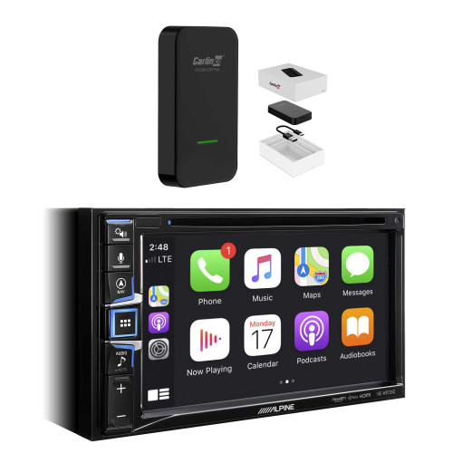 Alpine INE-W970HD 6.5" Receiver with GPS Navigation + Wireless CarPlay Adapter