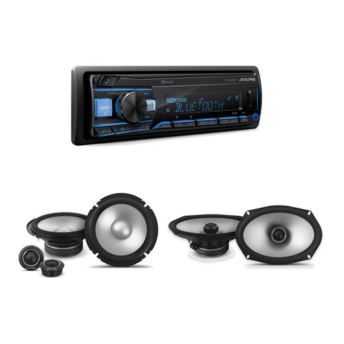 Alpine UTE-83BT with S2-S65C 6.5in & S2-S69 6x9 Speakers