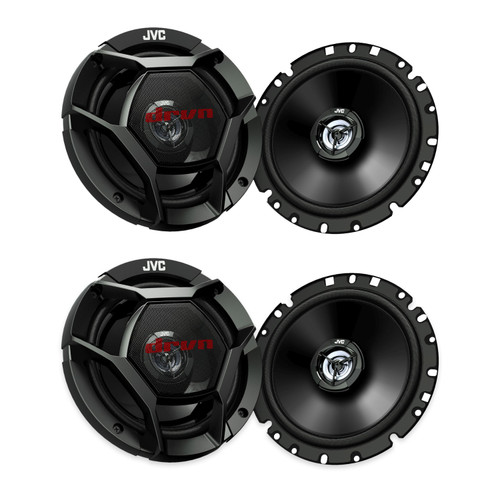 JVC CS-DR1721 6.75in 4-Speaker Car Audio Bundle