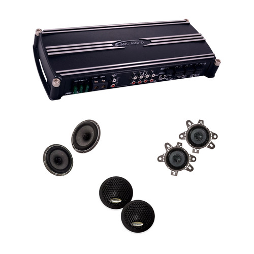 ARC Audio 1000.6 DSP Amp + AS 3-Way Active Speaker System