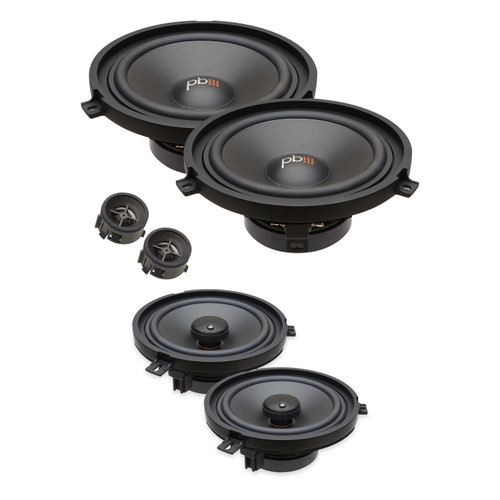 PowerBass Jeep ChryslercOE65C-CH + OE652-CH Speaker Upgrade Kit