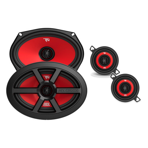 MTX Terminator 3.5in + 6x9 4-Speaker Car Audio Upgrade Bundle
