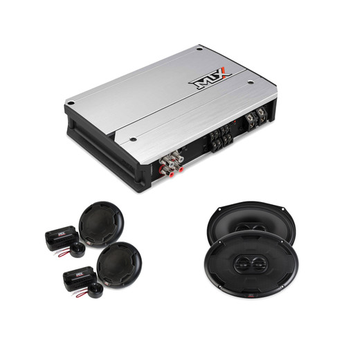 MTX TH800.4 Amp + THUNDER61 Components + THUNDER693 6x9 Speakers