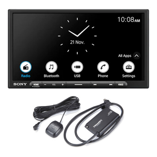 Sony XAV-AX4000 Wireless CarPlay + SiriusXM SXV300 Tuner Bundle