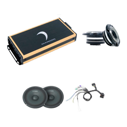 Diamond MSPRO65 Horn & MICRO84U Kit for 2014-2023 Harley
