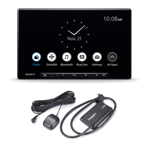 Sony XAV-AX8500 10.1in CarPlay + SiriusXM SXV300 Tuner Bundle