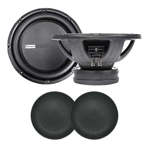 Diamond Audio DES84 8" 250W RMS Subwoofer + DES8G Mesh Grill