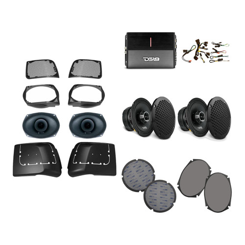 DS18 Diamond MP694 4-Speaker DS18 14-23 Harley Touring Kit