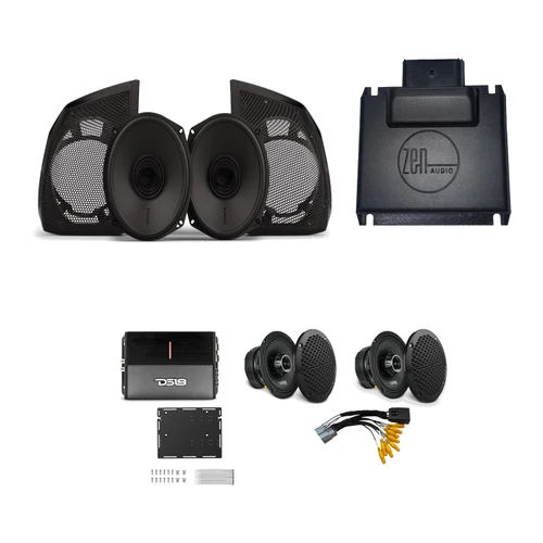 DS18 Rockford 4-Speaker 2024+ Street Glide Harley Kit