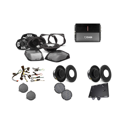 DS18 14-23 Harley Street Glide 4-Speaker Upgrade - Rockford M5 Shallow Front