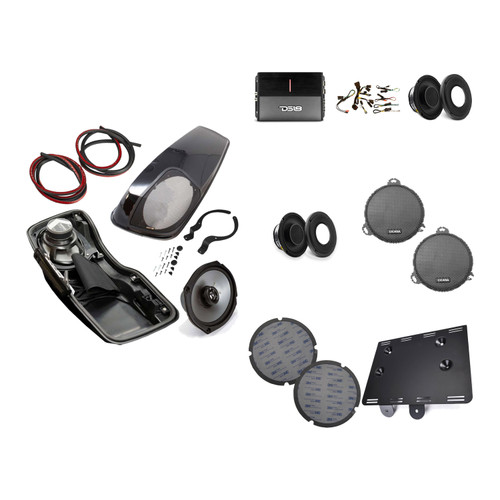 DS18 14-23 Harley Street Glide 4-Speaker Upgrade - Kicker 6x9 Shallow Front