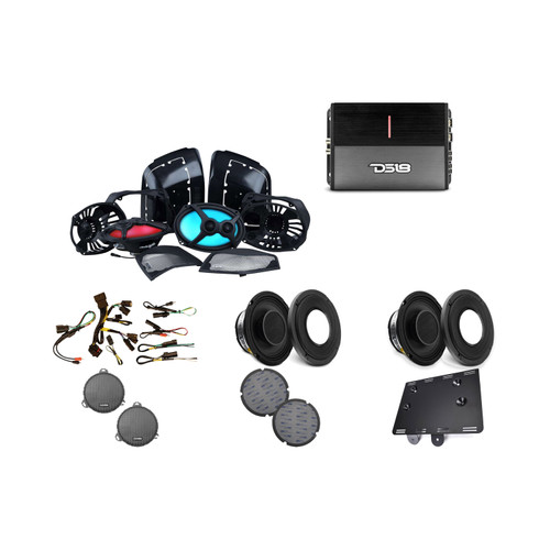 DS18 14-23 Harley Street Glide 4-Speaker Upgrade - Memphis 6x9 Shallow Front