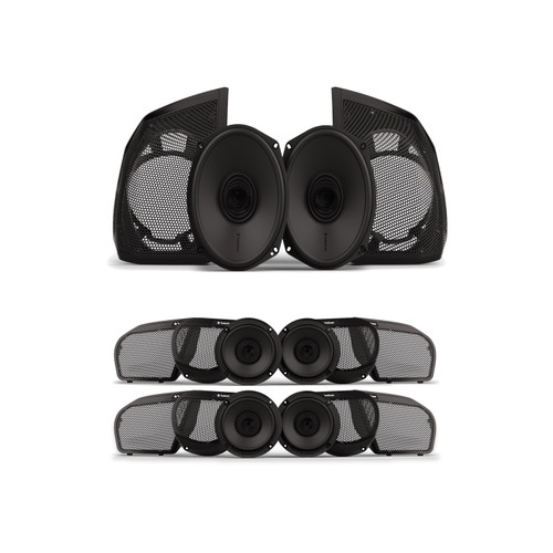 Rockford HD24BL69 6-Speaker Harley Touring Speaker Kit