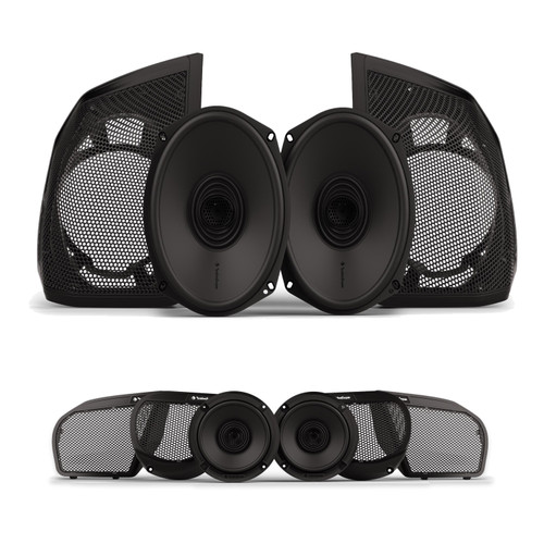 Rockford HD24BL69 & TMS24-65 4-Speaker Harley Kit