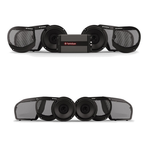 Rockford HD24 Stage 2 4-Speaker Lower Fairing Harley Kit
