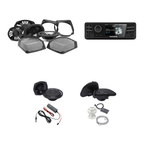 Rockford 98-13 Road Glide Radio 6-Speaker SiriusXM Kit