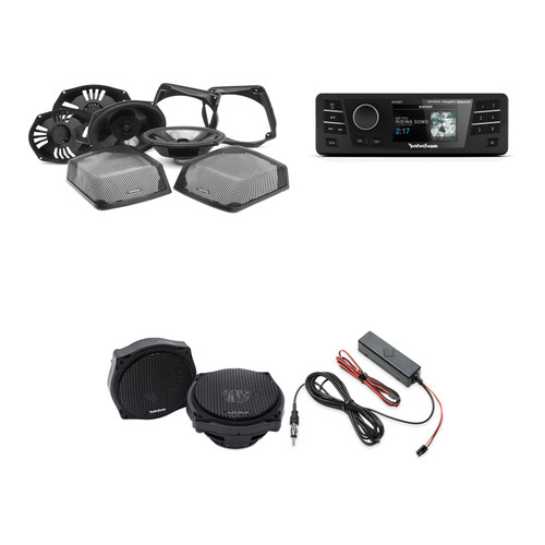 Rockford 98-13 Street Glide Radio & 6x9 Saddlebag Speaker Kit