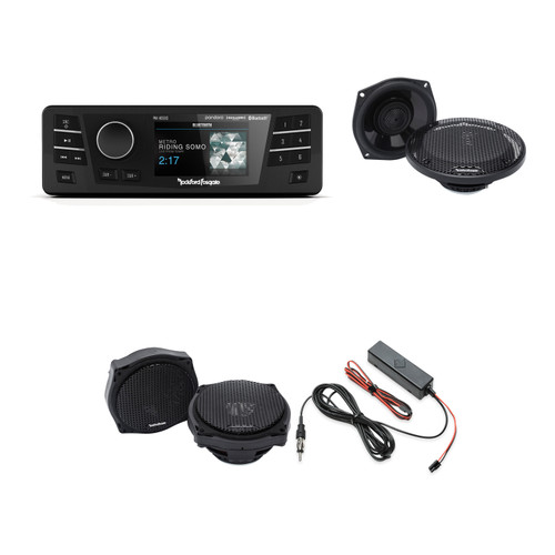 Rockford 98-13 Street Glide Radio Fairing & Tour-Pak Speaker Kit