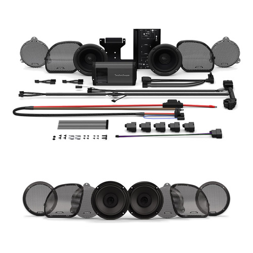 Rockford HD14 Stage 2 4-Speaker Lower Fairing Harley Kit