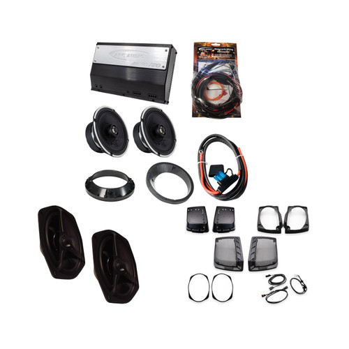 ARC MPAK13 CX 4-Speaker Harley Kit with 6x9 Saddlebag Lids