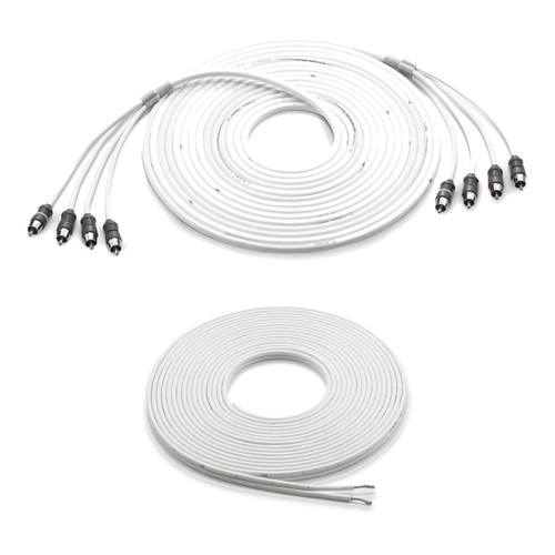 JL Audio 4-Channel Marine RCA and 12AWG Speaker Wire Installation Kit