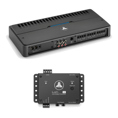 JL Audio RD900/5+ 900W 5-Channel Amp and LoC-22 Factory Radio Interface