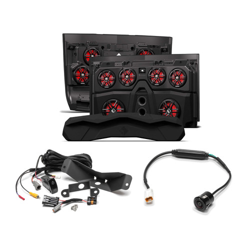 Rockford 2018+ Polaris Ranger Crew Audio Roof & Backup Camera Kit