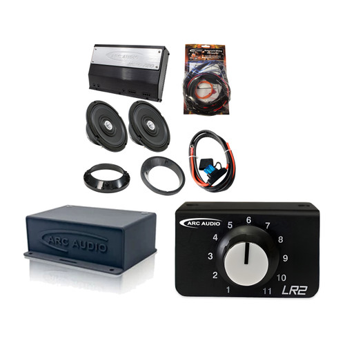 ARC MPAK13 Horn 2-Speaker Harley DSP Kit with Level Control