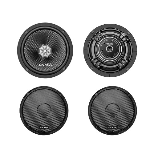 Cicada CXXM65.2 6.5" Mid Woofer, Kevlar Cone, 2Ω - For Harley