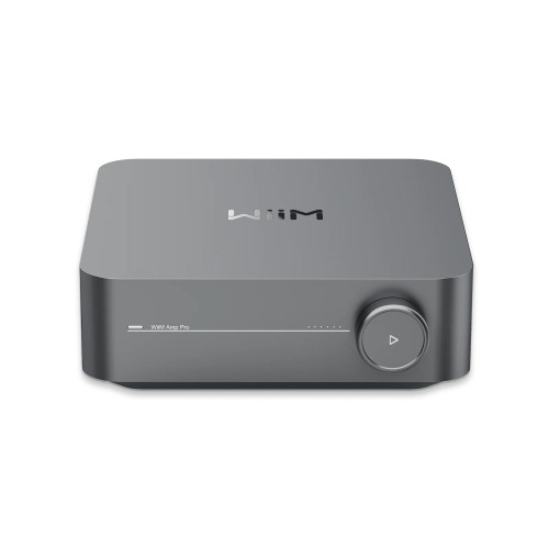 WiiM Amp Pro Space Gray Streaming Amplifier | 60W/Ch at 8Ω | Wi-Fi 6 | HDMI ARC | Room Correction