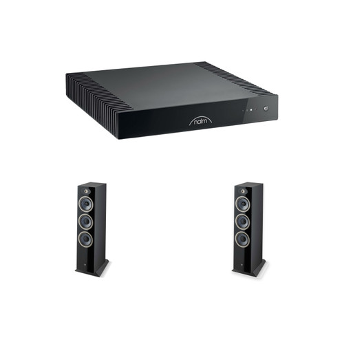 Naim Ci-Uniti 102 Streaming Amplifier W/ Focal Theva N3 Black  (Pair)