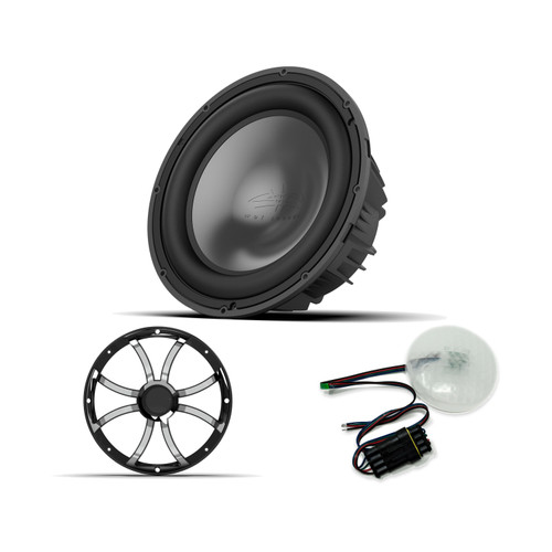 Wet Sounds REVO 12 HP V3 Subwoofer with Black Grille and RGB LED Kit