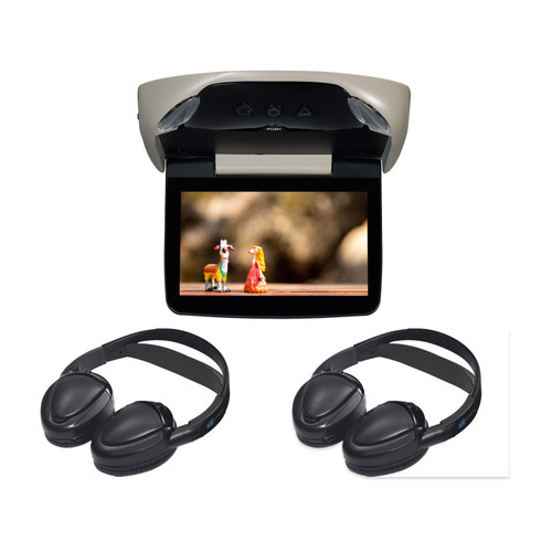 Voxx VODA10 10.1in Smart TV Overhead with 2 MTGHP2CA Wireless Headphones