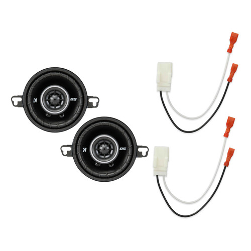 Kicker DS 3.5" Dash Speaker Bundle for 2012-Up Ram Crew Cab with Harnesses
