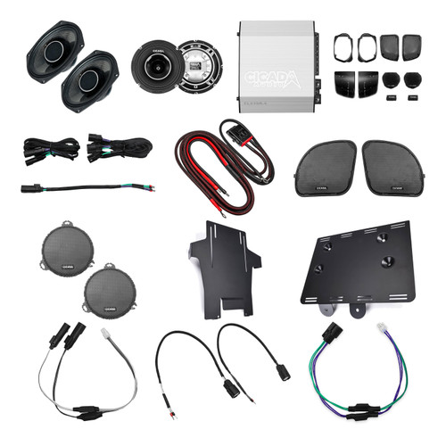 Cicada Audio 14FLXPCH-4X4 2014-2023 HD Bikes Stage 3 PRO Bagger Kit