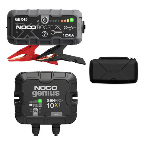 NOCO GENPRO10X1 1-Bank Charger + GBX45 Jump Starter + Case